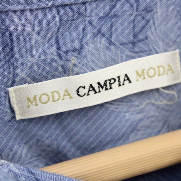 Vintage Moda Campia Moda Hawaiian Shirt Mens Floral Button Down Short Sleeve M - Picture 6 of 10